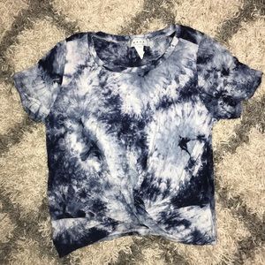 Gaze blue tie dye T-shirt